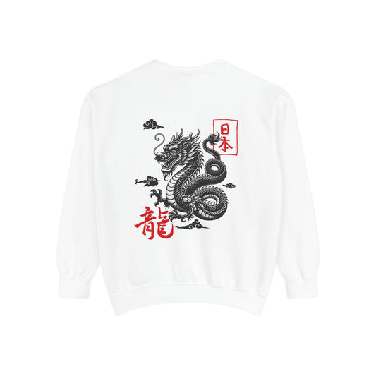 Dragon Sweatshirt - Vintage Japanese Art