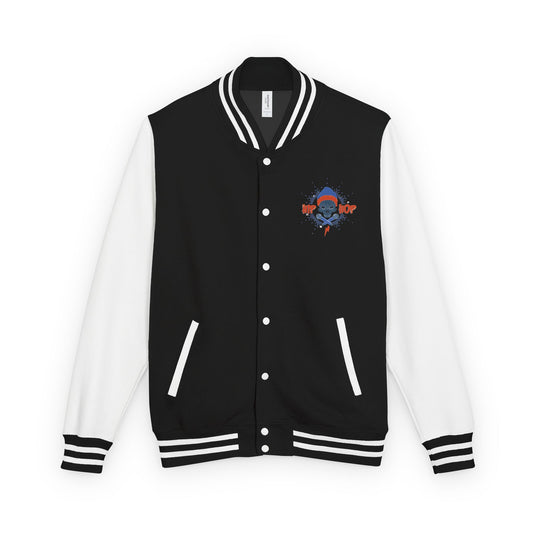 Letterman Jacket - Retro Hip-Hop Crown Design