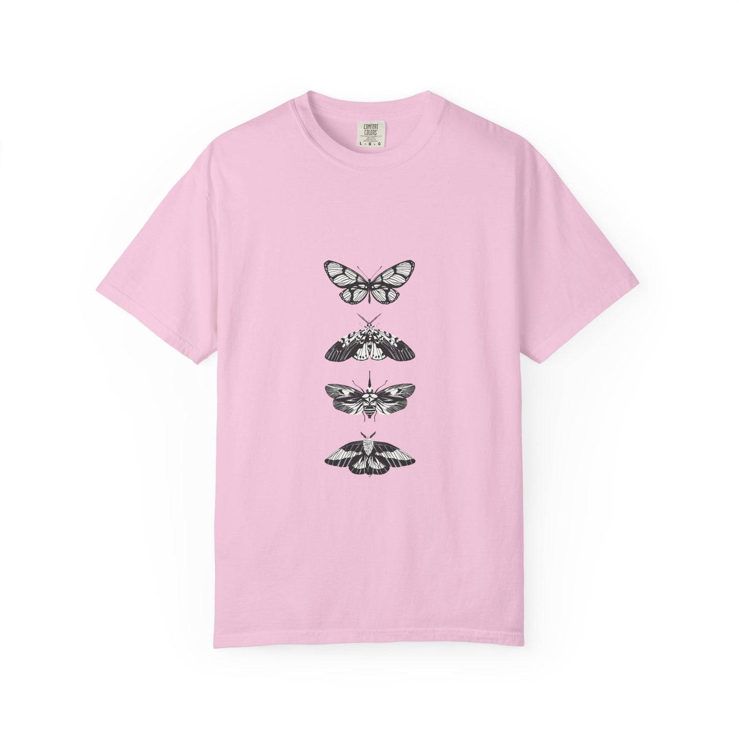 Butterfly Graphic T-Shirt - Eco-Friendly Garment-Dyed Top