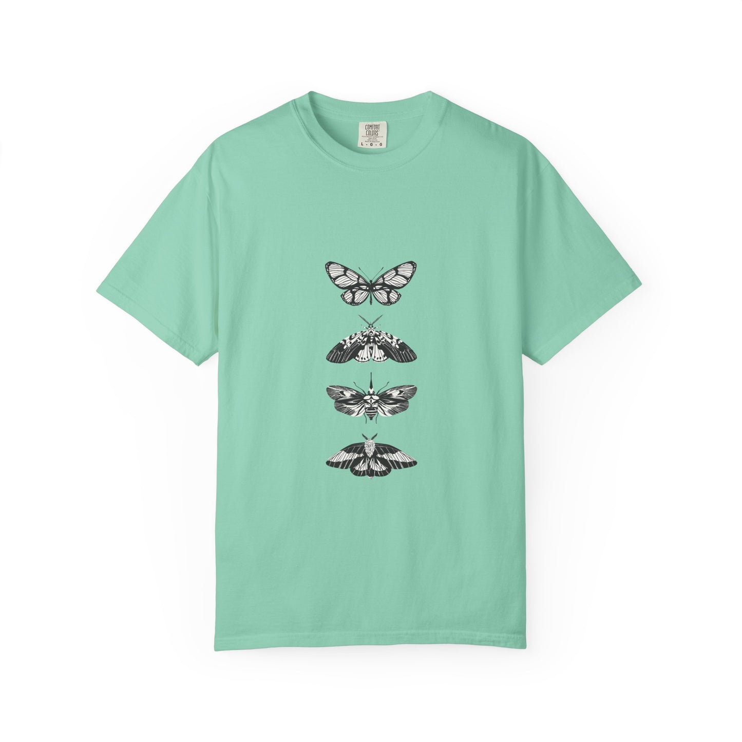 Butterfly Graphic T-Shirt - Eco-Friendly Garment-Dyed Top