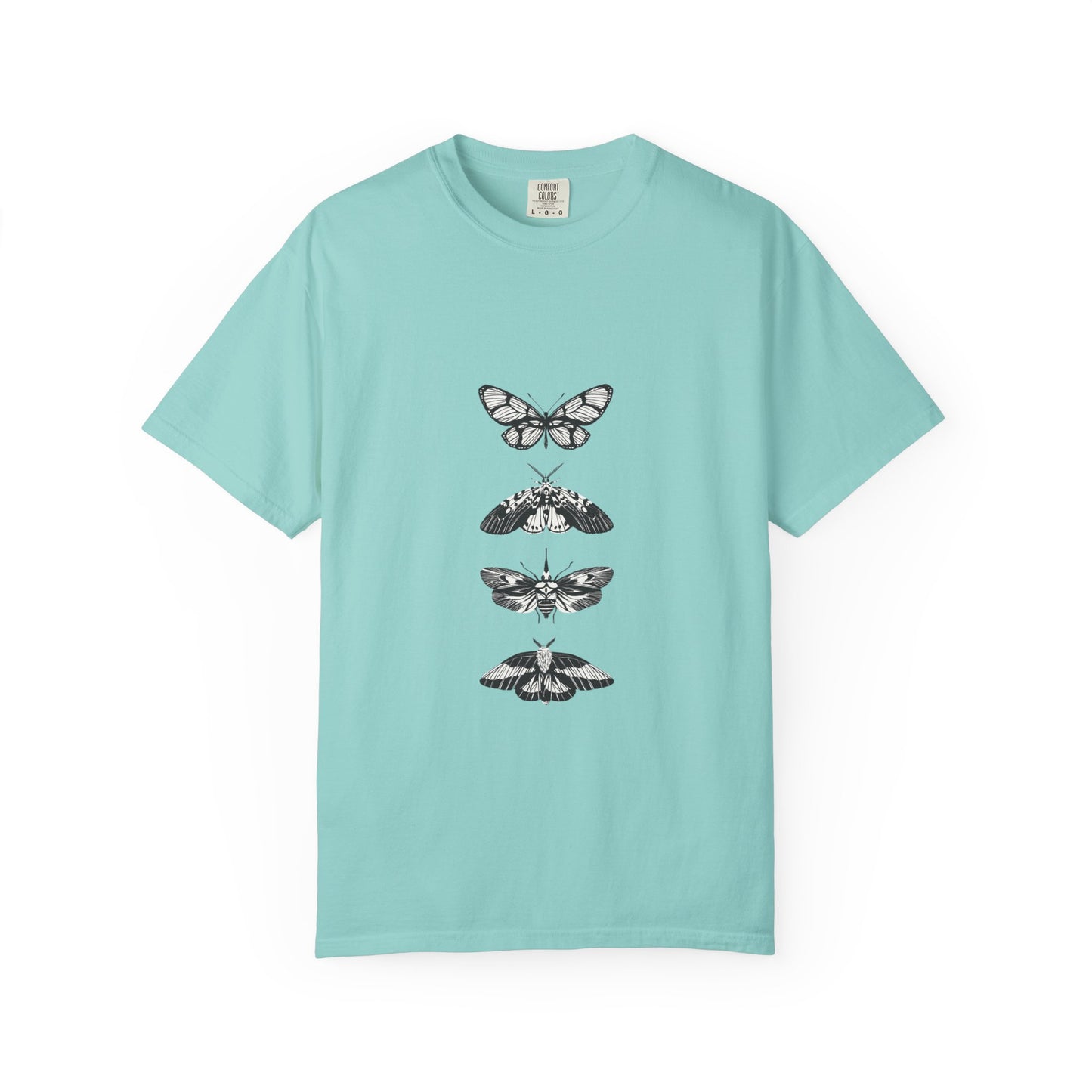 Butterfly Graphic T-Shirt - Eco-Friendly Garment-Dyed Top