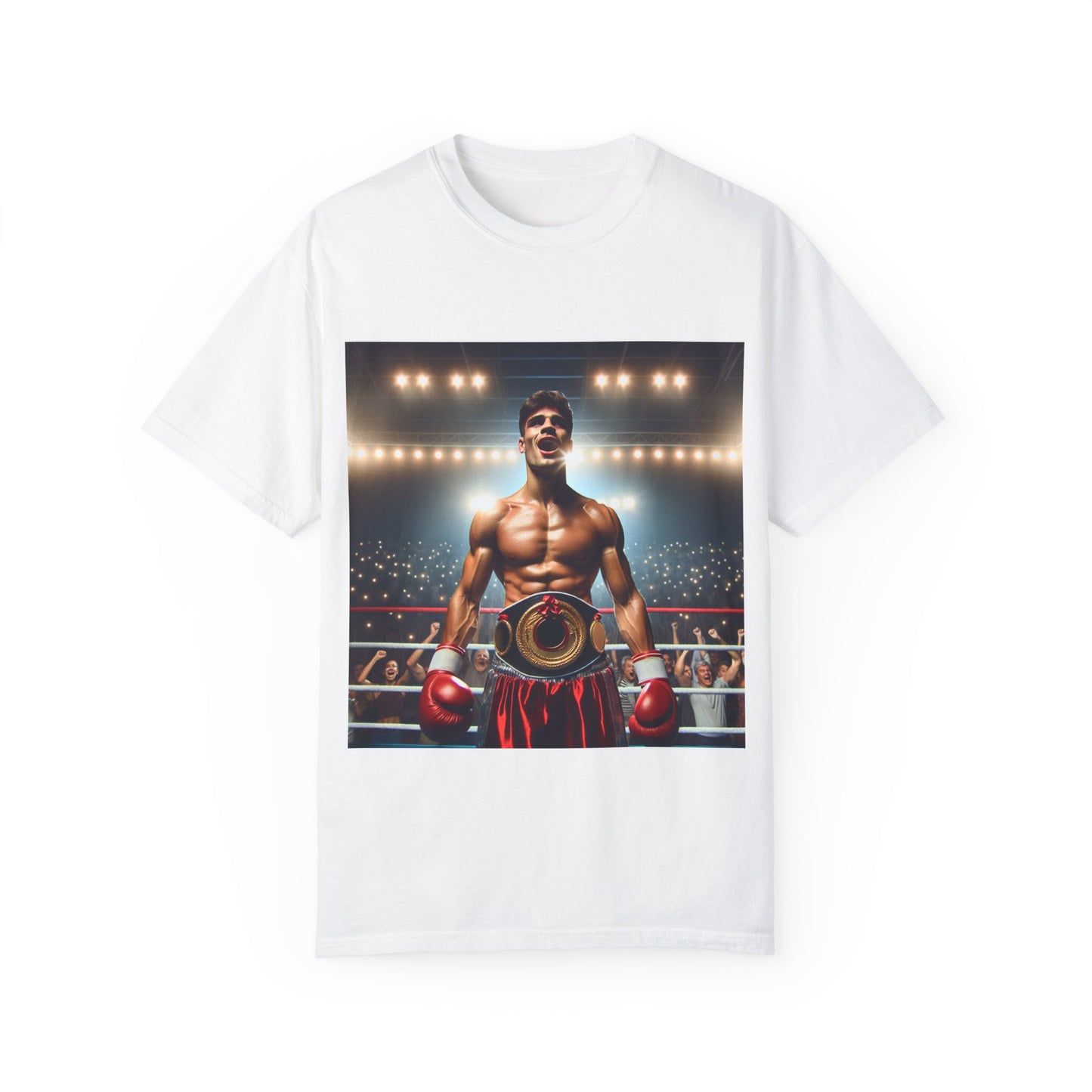 Boxing Enthusiast T-shirt - Unisex Garment-Dyed