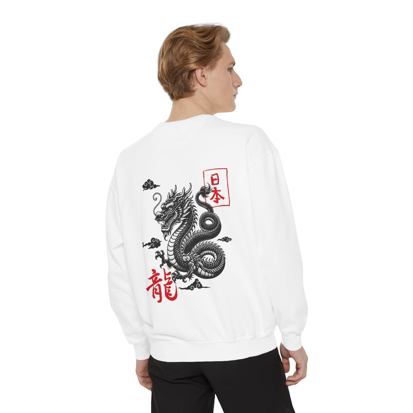 Dragon Sweatshirt - Vintage Japanese Art